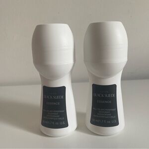 Avon Black Suede Essence Roll-On Deodorant -Lot of 2